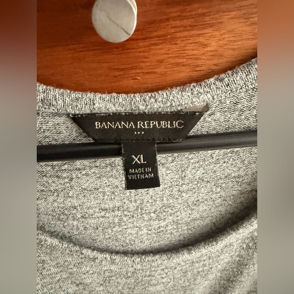 Banana Republic Womens Tank Top Gray Lounge Normcore Streetwear Momcor XL - Picture 11 of 11